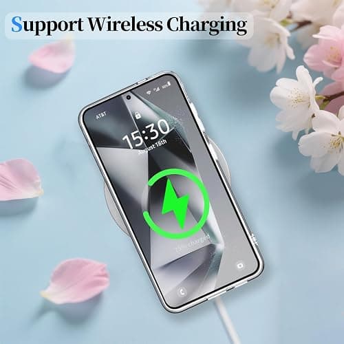 MUWBKPI for Samsung Galaxy S25 Case Cute Bow Cherry Aesthetic Clear Ribbon Pattern for Women Girls, Girly Transparent Soft Slim TPU Bumper Shockproof Protective Cover - Cherries Bows thumbnail 5