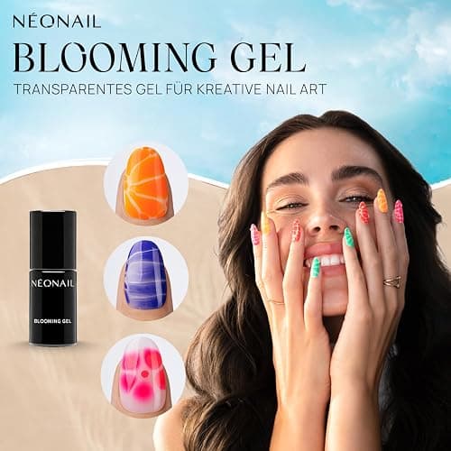 NÉONAIL UV Nagellack 7,2 ml - Farblos - Blooming Gel - NÉONAIL Farben - UV Lack - Gel Nägel - Nageldesign thumbnail 6