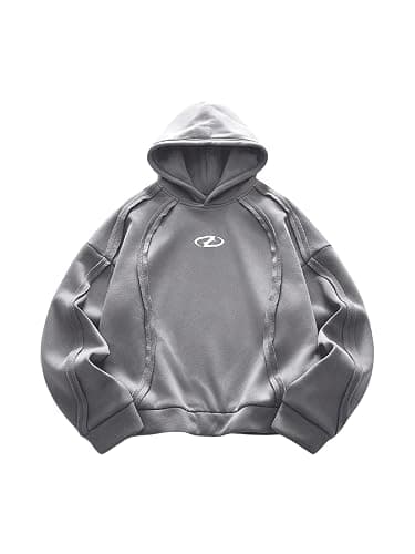 RoseSeek Men's Hoodies Graphic Sweatshirts Hooded Neck Tops Streetwear | Long Sleeve, Fall, Pullover - Image 1