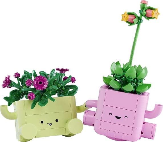 LEGO Botanicals Plantas Bailarinas - Set con 2 Flores Artificiales y Macetas Color Pastel - Plantas de Interior para la Decoración del Dormitorio - Regalo para Niñas de 9+ Años y Adultos - 11506 thumbnail 8