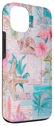 Beachy Blue Coquette Coastal Collage Aesthetic Summer Preppy Case for iPhone 13 - iPhone 13 thumbnail 3