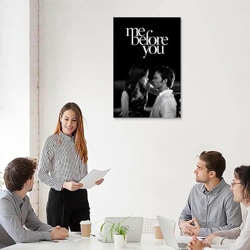 ZCHLATGDE Me Before You Movie Art Poster Decorative Painting Canvas Wall Art Living Room Poster Bedroom Painting Wall Art Picture Print Modern Family Room Decor 12 x 18 Inches (30 x 45 cm) thumbnail 5