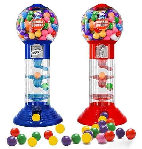 The Dreidel Company Spiral Fun Gumball Bank 10.5" Inches Tall, Assorted (Single) thumbnail 3