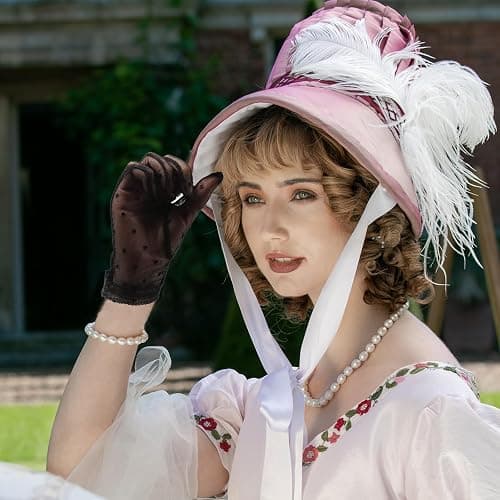 loghohu Black Mesh Lace Gloves Women, Black Lace Gloves with Polka Dots Bow Vintage Short Tulle Sheer Glove for Tea Party Women Dress Wedding Dinner Opera thumbnail 6