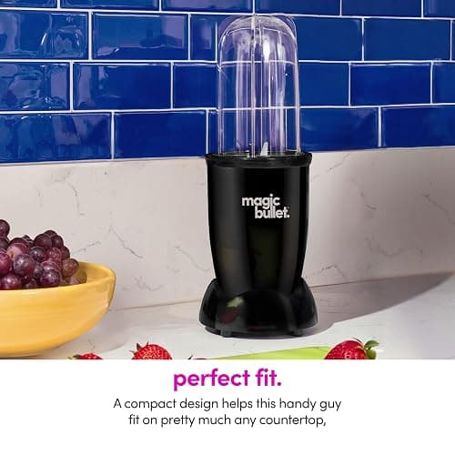magic bullet Blender, Small, Black, 11 Piece Set thumbnail 2