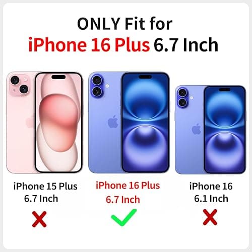 XIZYO for iPhone 16 Plus Case, Floral Rose Cute Phone Case for Women Girls Burgundy Aesthetic Pattern Print Slim TPU Bumper Shockproof Protective Cover for iPhone 16 Plus 6.7 Inch, Wine Red thumbnail 2