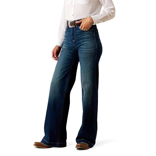 ARIAT Women's Mid Rise Fiona Boot Cut Jeans - Image 1
