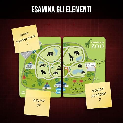 Platonia Games Profiler Pocket – Gioco di investigazione con carte – Chi ha ucciso Meredith Carter? Omicidio in uno zoo canadese – Tascabile, gioco da viaggio – 1-6 giocatori, 45 min thumbnail 3