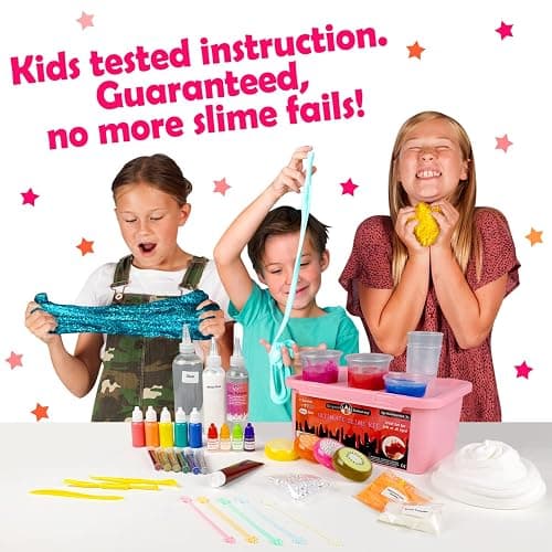 Original Stationery Ultimate Slime Kit, Awesome Pink Slime Kit to Make Fishbowl Slime, Cloud Slime, & More, Amazing Birthday & Xmas Gift Idea for Kids thumbnail 3