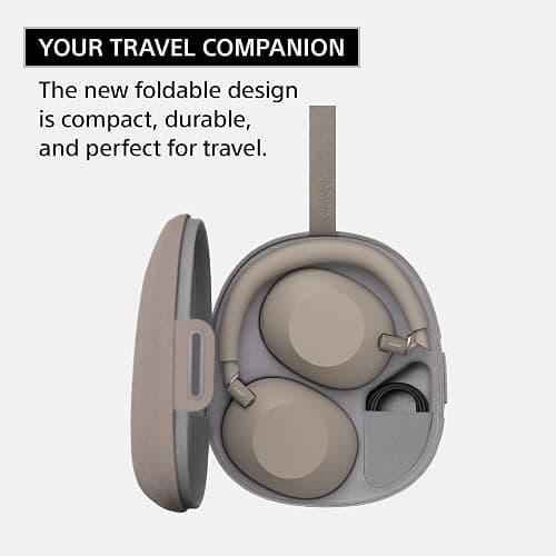 Sony WH-1000XM6 The Best Noise Cancelling Wireless Headphones, Sandstone | HD NC Processor QN3, 12 Microphones, Adaptive NC Optimizer, Mastered by Engineers, Studio-Quality, Up to 30 Hrs of Battery thumbnail 7