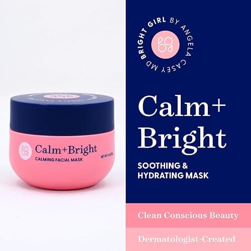 Calm+Bright Facial Mask for Teens - Soothing, Non-Drying, pH-Balanced Skincare by Dr. Angela Casey Sensitive Calming Gentle Radiant thumbnail 2