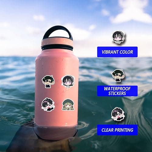 150pcs Alien Stage Aesthetics Cartoon Waterproof Vinyl Stickers for Water Bottles Laptop Suitcase for Birthday Party Supplies Halloween Decoration Favors thumbnail 5