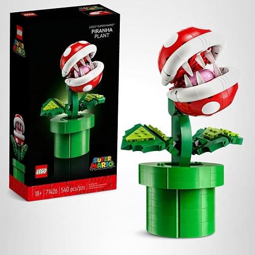 LEGO Super Mario Piranha Plant Building Sets for Adults - Mario Collectible for Men & Women, Ages 18+ Years - Gift for Birthdays - Bedroom, Home Office, or Book Shelf Decor - 71426 thumbnail 10