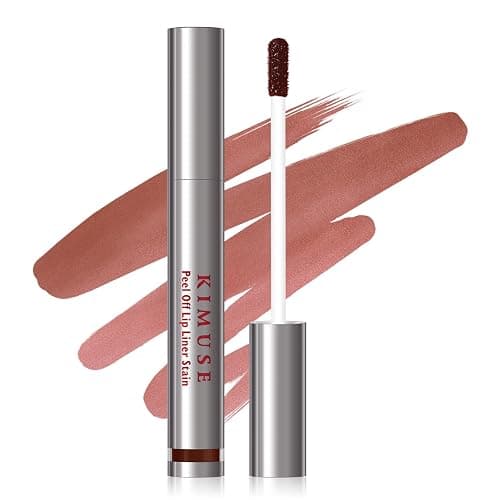 KIMUSE Lip Stain, Long Lasting Lip Stain Peel Off, Waterproof Peel Off Lip Liner Stain, Transfer-Proof Lip Tint Stain, Highly Pigmented Color, Matte Finish - Image 1