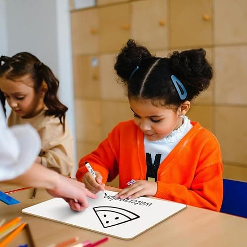 12 Pack Portable White Board 9"x12", Small Whiteboard for Students, Dry Erase Whiteboards Double-Sided Lapboard, White Boards Easy to Clean, Dry Erase Board for Kids Classroom (12 Pack) thumbnail 8