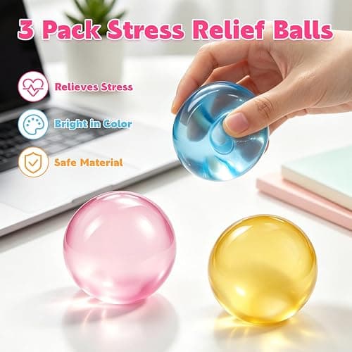 3Pcs Coconut Oil Squishy,Coconut Oil Stress Ball Slow Rising Stress Relief Toys for Anxiety and Relaxation for Adults and Kids thumbnail 5