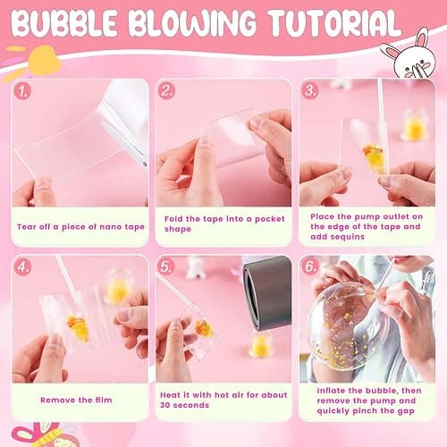 Nano Tape Bubble Kit for Kids, Squishy Making Maker Kit, Birthday Gifts for 4 5 6 7 8 9 10 Year Old Girls Girl, Kids Toys for Girls 4-6 6-8 8-10 10-12 thumbnail 8