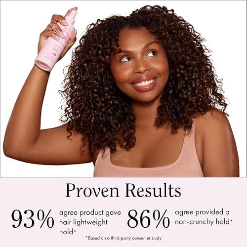 Rizos Curls Alcohol-Free Curl Hair Spray – Flexible Hold, Volume & Frizz Control – Adds Shine & Bounce for All Hair Types Wavy, Curly, Coily 1a–4c – Sulfate, Paraben & Alcohol-Free thumbnail 4