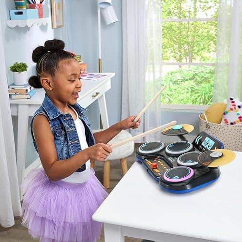 VTech Kidi Star Drum Pad, Black thumbnail 6