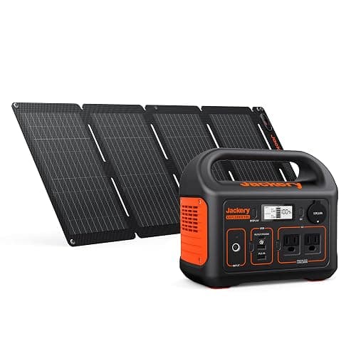 Jackery Solar Generator 300, 292Wh Power Station with 40W Solar Panel, 300W Pure Sine Wave AC Outlet for RV Outdoors Camping Travel Blackout - Image 1
