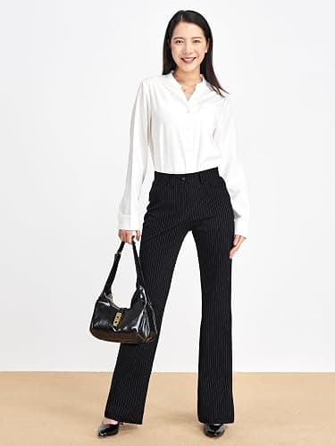 Tapata Women's 28''/30''/32''/34'' Stretchy Bootcut Dress Pants with Pockets Tall, Petite, Regular for Office Work Business thumbnail 8