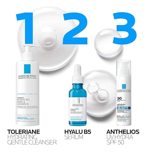 La Roche-Posay Hyalu B5 Pure Hyaluronic Acid Serum for Face, Vitamin B5 + Hyaluronic Acid + Madecassoside, Hydrating Serum Visibly Plumps Skin, Sensitive Skin Safe, Anti Aging, Oil-Free thumbnail 8