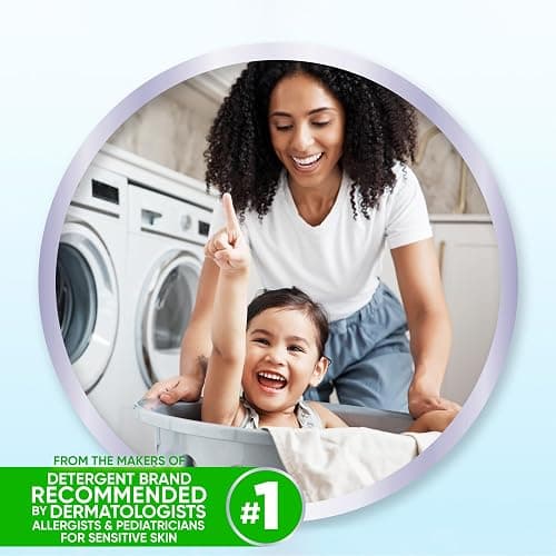 all Fabric Softener Dryer Sheets for Sensitive Skin, Free Clear, 195 Count thumbnail 4