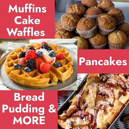 Hidden Foods Homestyle Pancake and Waffle Mix 2-Pack, High in Protein & Fiber with Hidden Fruits, Vegetables & Vitamins - Thick and Fluffy made with Oats & Flaxseed – Just Add Water thumbnail 8