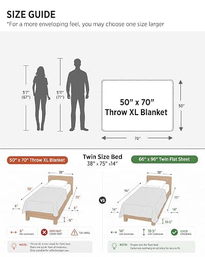 Bedsure 100% Cotton Muslin Blankets for Adults Large Throw 50x70 Inches - 4-Layer Breathable and Lightweight, Soft Boho Gauze Muslin Cotton Blanket for Couch Decor Travel Summer, Linen Beige thumbnail 3