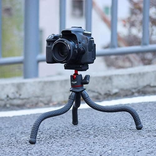 ULANZI Camera Tripod, Mini Flexible Stand w Hidden Phone Holder w Cold Shoe Mount, 1/4'' Screw f Magic Arm, Universal f iPhone 17 16 15 14 Pro Max XS Max X Samsung Canon Nikon Sony DJ Pocket 3 Cameras thumbnail 9