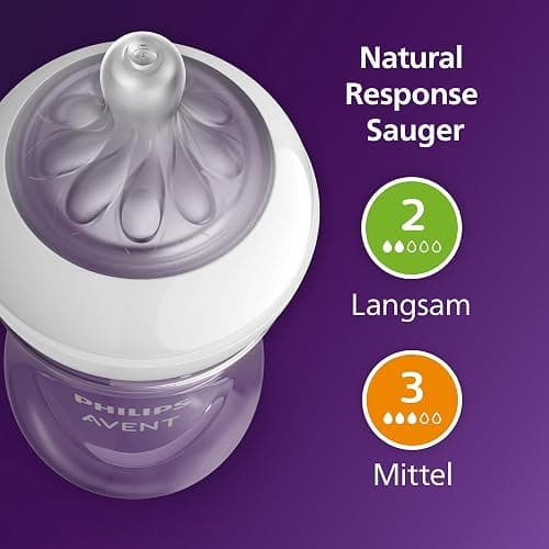 Philips AVENT Babyflaschen mit AirFree Ventil, Geschenkset für Neugeborene – 4 Babyflaschen, ultra soft Schnuller und Flaschenbürste, Babys von 0–12 Monaten und älter (Modell SCD657/11) thumbnail 10
