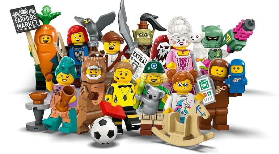 LEGO Minifigures Series 24 71037, Limited Edition Mystery Minifigure Blind Bag, 2023 Set, Collectible Characters with Toy Accessories thumbnail 3