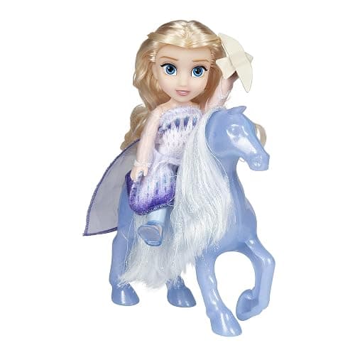 Disney Frozen Elsa Doll Petite Snow Queen & Water Nokk Horse Gift Set thumbnail 3