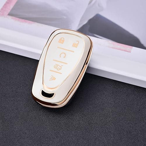 ELOHEI for Chevy Key Fob Cover Case Shell Cover TPU Protector Holder for Chevrolet 2020 2019 2018 2017 2016 Chevy Malibu Camaro Cruze Traverse Spark Equinox Sonic Volt Bolt(Fits 5 Buttons) thumbnail 3