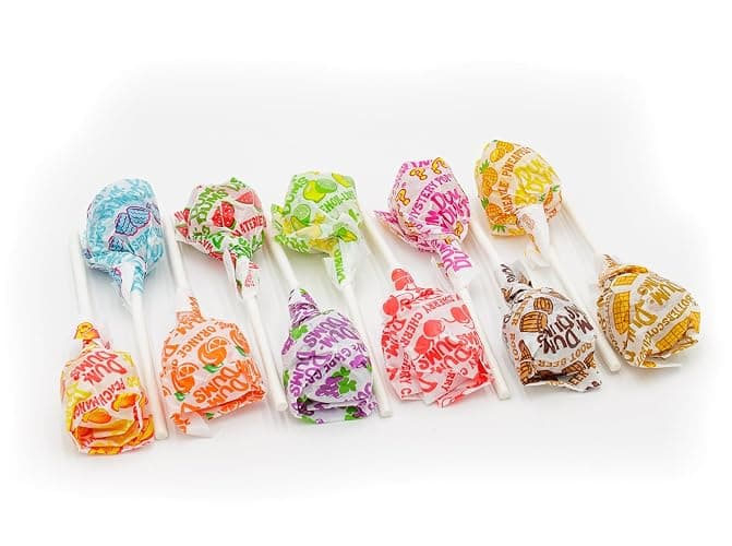 DUM DUMS Original Mix Lollipops 1 lb – Bulk Bag, Suckers Hard Candy, Gluten Free Candies, Assorted Flavors, Individually Wrapped Pops (62 Pieces) thumbnail 8