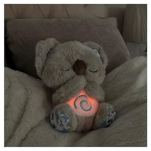Relief Koala Breathing Stuffed Toy, Anxiety Relief Plush Breathing Animal, Sleeping Koala Plush Breathing with Musical Lights & Rhythmic Breathing Motion thumbnail 2