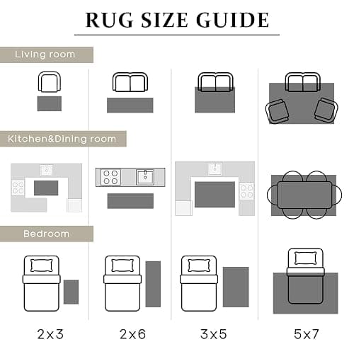 BILEEHOME Nursery Rug for Baby Girl Neutral Blush Pink Boho Floral Washable Soft Faux Wool Area Rugs for Living Room Bedroom,5x8 thumbnail 6