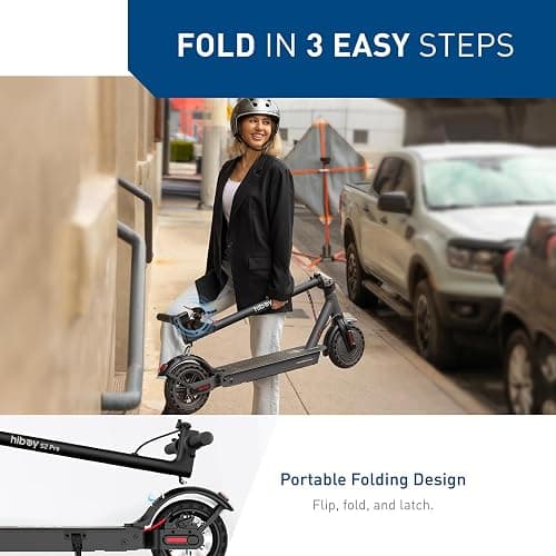 Hiboy S2 Series/MAX Pro/Titan Series Electric Scooter, 350-2000W Motor, 8.5-11" Tires, 17-80 Miles Range E Scooter, 19-31 Mph Folding Commuter Electric Scooter for Adults thumbnail 4