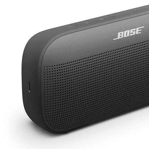 Bose SoundLink Flex Bluetooth Speaker (2nd Gen) - Portable Outdoor Speaker with Hi-Fi Audio, Waterproof and Dustproof, USB-C, Up to 12 Hours Battery Life, Black thumbnail 5