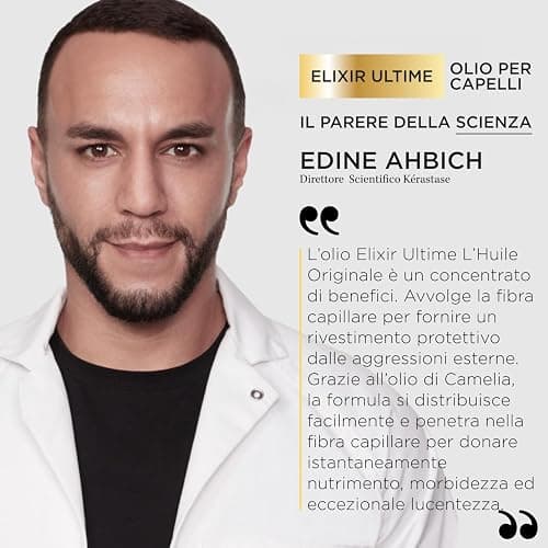 Kérastase, Olio Per Capelli Secchi e Spenti, Anti-crespo, Termoprotettore, Con Olio di Argan, Marula e Camelia, L'Huile Originale Elixir Ultime, 75 ml thumbnail 10