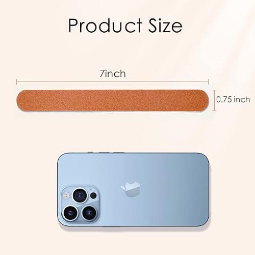 CANVALITE Nail File Large Emery Boards for Nails,180 Grit Nail Files for Natural Nails, Thin Emory Nail File Pack Manicure Tool for Home Use 50PCS thumbnail 2
