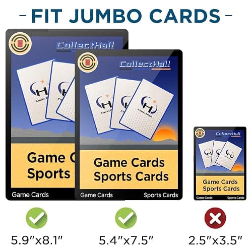 CollectHall Jumbo Card Binder for Pokemon Jumbo Cards, Big Card Binder 50 Page- 100 Cards Jumbo Card Album thumbnail 2