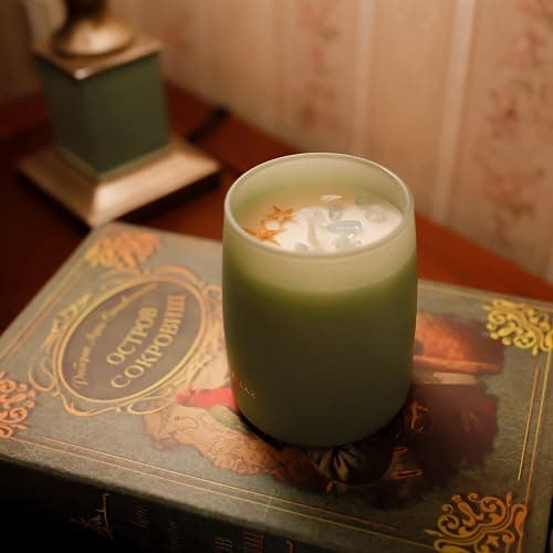 Ocean Breeze Scented Candle with Crystal Inside, Healing Aquamarine Crystal Candle with Sea Star & Conch Decors, 10oz Soy Wax 55 Hours Long Lasting Burn, Perfect Spiritual Aromatherapy Gift - Relax-Ocean Breeze thumbnail 6