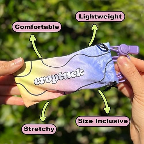 Croptuck Original Adjustable Crop Tuck Waist Band Tool for Tucking Shirt and Sweater Top Size thumbnail 6