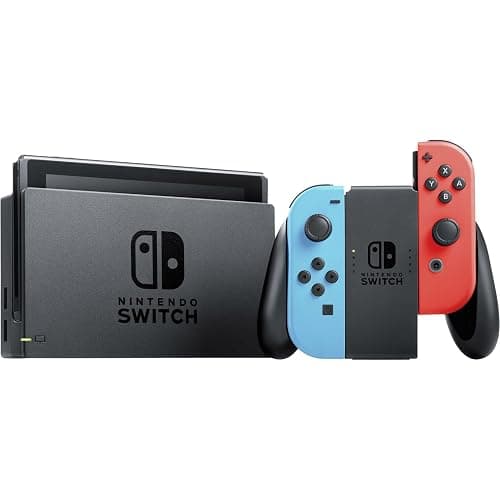 Nintendo Console Switch avec Joy-Con bleu néon et rouge néon thumbnail 2