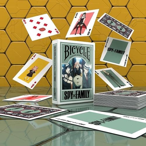 Bicycle Spy Family Collectible Standard 52 Deck of Cards, Poker Size, Anime Cartoon Gifts, Family & Kids Card Game Night thumbnail 7
