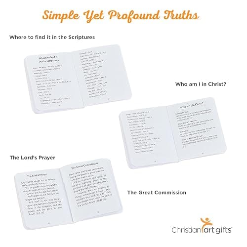 My Little Bible 2” Standard Edition Selections of Key Verses From Every Book, Tiny Palm-size OT NT Scripture for Ministry Outreach, Classic 1769 KJV Text, 2" x 2.5”, Black thumbnail 6