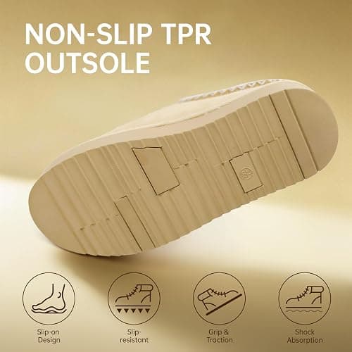 EVELLYHOOTD Slipper for Women Men Suede Braided Mini Boots with Fluffy Fur Lining Short Ankle Boots for Autumn Winter Warm Casual Comfort Shoes thumbnail 5