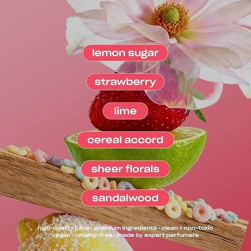 Snif Frooty Call Body Mist Fruity Citrus Gourmand Hair & Body Spray 8oz | Hair Perfume & Body Spray | Lemon Sugar, Strawberry & Cereal Accord | Long Lasting Fragrance Mist, Clean, Vegan, Cruelty Free thumbnail 3
