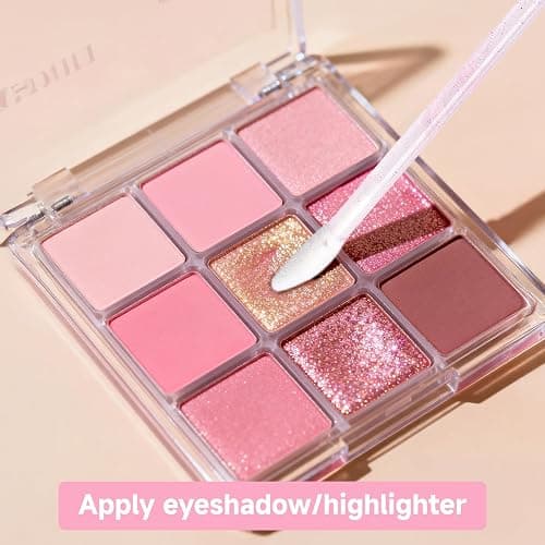 G2PLUS 100PCS Glitter Crystal Lip Brush, Disposable Lip Brushes, Lip Gloss Applicators,Lip Gloss Wands Applicator Perfect Makeup Tool Kits (Pink) thumbnail 8